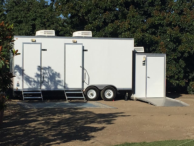 ADA Accessible Mobile Restroom Trailer Major Event Trailers