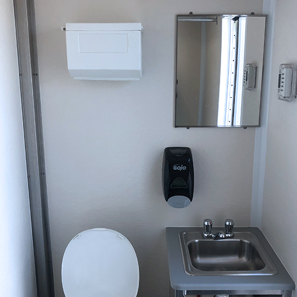 6 Station Shower Trailer with Toilet and Sink