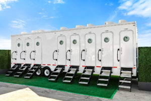 Disaster Relief & Emergency Response 8-Station Shower Trailer Rentals - Exterior View