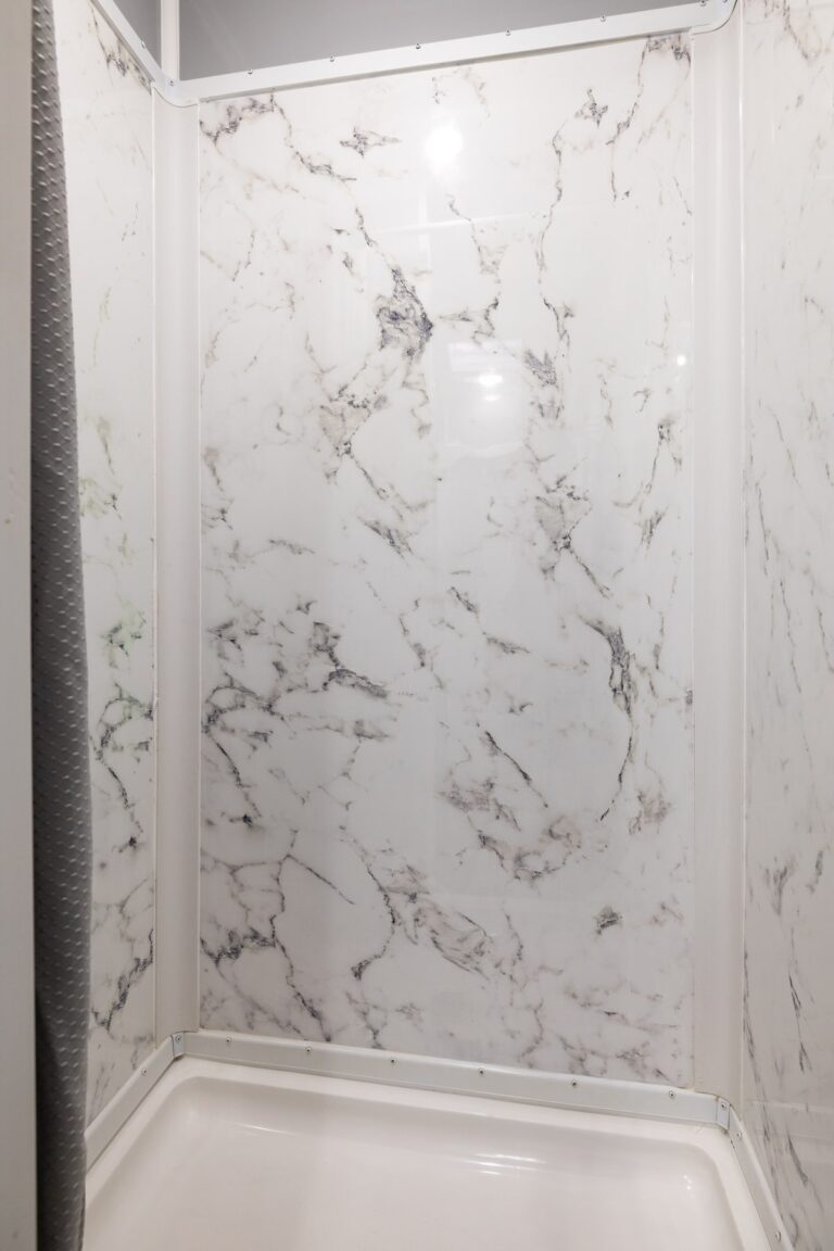 8-Station Mobile Shower Trailer for rent from Major Event Trailers in Ventura, CA. - Interior View 6